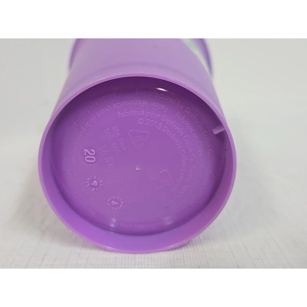 Starbucks Reusable‎ Valentines Kiss 2013 Color Change 16 Oz Cup With Lid Siren